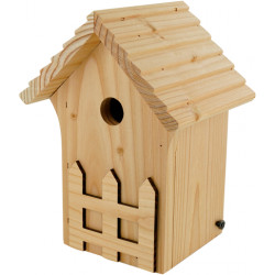 Nichoir Crèche pour mésanges en bois certifié PEFC fabriqué en France – 19 x 16 x 26 cm