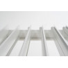Pergola bioclimatique autoportée Alu - Lames orientables manuellement – 300 x 300 x 250 cm - 9 m² - Blanc - Ombréa