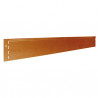 Bordure de jardin en acier Corten 118 x 0,065 x 13 cm