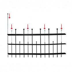 Clôture De Jardin Flex 114 x 55 cm