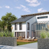 Jardinière en acier rectangulaire gabion 200 x 75 x 100 cm sans galet