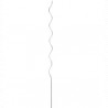 Lot de 10 tuteurs spirale à tomates en acier galvanisé Hauteur : 150 cm Ø6,8 mm
