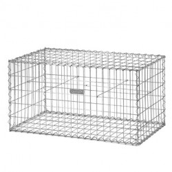 Gabion Pro Spirales Cage Métallique 100 x 50 cm Sans Galet