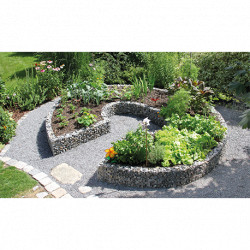 Muret de Jardin en Gabion 40 cm sans Galet