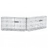 Muret de Jardin en Gabion 60 x 10 x 30 cm Avec Galets