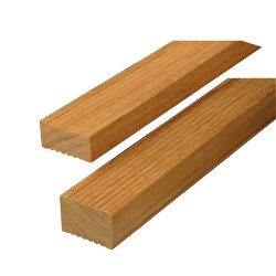 Lambourde de terrasse en bois exotique 215 x 6,8 x 3,3 cm