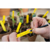 Kit Mini-serre de culture pour semis et bouturage avec étiquettes, pots, semoir – 37,5 x 24 x 18 cm 