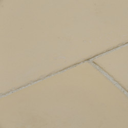 Dalle de terrasse en pierre reconstituée lisse patinée 50 x 50 x 2,3 cm camel
