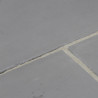 Dalle de terrasse en pierre reconstituée lisse patinée 50 x 50 x 2,3 cm gris clair