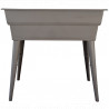 Jardinière Calipso maxi basic en polypropylène 40L 81 x 39 x 80 cm – taupe