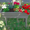 Jardinière Calipso maxi basic en polypropylène 40L 81 x 39 x 80 cm – taupe