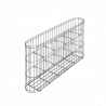 Muret de Jardin en Gabion 60 x 10 x 30 cm Sans Galet