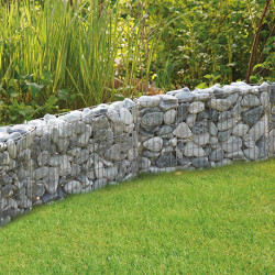 Muret de Jardin en Gabion 60 x 10 x 30 cm Sans Galet