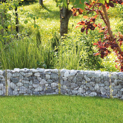 Muret de Jardin en Gabion 60 x 10 x 30 cm Sans Galet