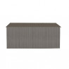 Abri de jardin en métal aspect bois vieilli gris – 13,51 m² - 3,21 x 4,21 x 2,05 m