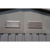 Abri de jardin en métal aspect bois vieilli gris – 13,51 m² - 3,21 x 4,21 x 2,05 m