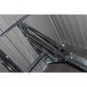 Abri pour vélos en métal aspect bois vieilli gris – 4,02 m² - 2,03 x 1,98 x 1,57 m