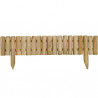 Bordure de jardin en bois Québec 1/2 Rondins 100 x 2,5 x 35 cm