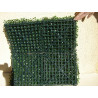 Haie artificielle de jardin en plaque PVC buis 50 x 50 cm
