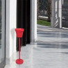 Cendrier extérieur sur pied avec pot amovible en fer traité antirouille – Hauteur 77 cm Diamètre 18 cm – 6 couleurs