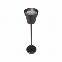 Cendrier extérieur sur pied avec pot amovible en fer traité antirouille – Hauteur 77 cm Diamètre 18 cm – 6 couleurs