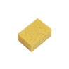 Eponge de maçon en mousse polyuréthane alvéolée jaune – 14 x 10 x 6 cm