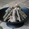 Coupe à feu de jardin en fonte – Diamètre : 59 cm – 59 x 59 x 20,5 cm