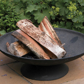 Coupe à feu de jardin en fonte – Diamètre : 59 cm – 59 x 59 x 20,5 cm