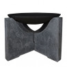 Coupe à feu en fonte Ø59 cm sur socle en granit– 69 x 59 x 47 cm