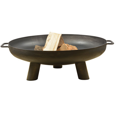 Coupe à feu de jardin en acier – Diamètre : 70 cm – 80 x 70 x 24,5 cm