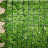 Haie artificielle de jardin aspect feuilles de lierre - 300 x 100 cm