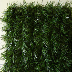 Haie artificielle de jardin en PVC vert thuyas 140 brins 300 x 120 cm