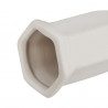 Cône d’arrosage automatique en dolomite blanc vendu par 4 - Ø 4 cm - 5,5 x 5,5 x 14 cm
