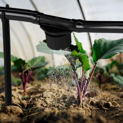 Kit d’arrosage automatique pour jardin avec système de 20 gouttes-à-gouttes avec buses ajustables