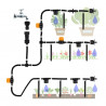 Kit d’arrosage automatique pour jardin avec système de 20 gouttes-à-gouttes avec buses ajustables