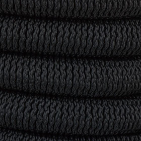 Tuyau d’arrosage flexible jusqu’à 15 m avec adaptateur - Diamètre 2 cm - Connexion 1/2ʺ et 3/4ʺ - Noir ou Vert