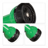 Tuyau d’arrosage spiral extensible jusqu’à 10 m avec pistolet arroseur 7 jets