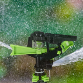 Arroseur de surface circulaire à impulsion – Portée : 7 m – 12,5 x 6 x 31 