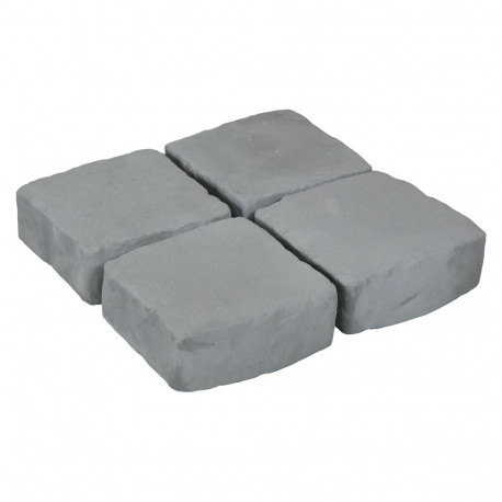 Pavé de terrasse en pierre reconstituée à poser 16 x 16 x 6 cm gris clair Pavé de terrasse en pierre reconstituée à poser 16 x 16 x 6 cm gris clair