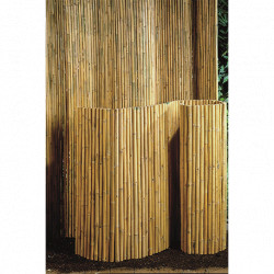 Canisse de jardin en cannes de bambou naturel  180 x 100 cm