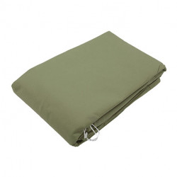 Housse hivernage zip, cordon polyprop non tissé 70g/m² vert  Ø150 cm x 2,00 m