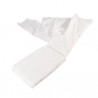 Lot de 3 housses dhivernage en polypropylène non tissé blanc 30g/m² - Hauteur : 75 cm  Ø48 cm