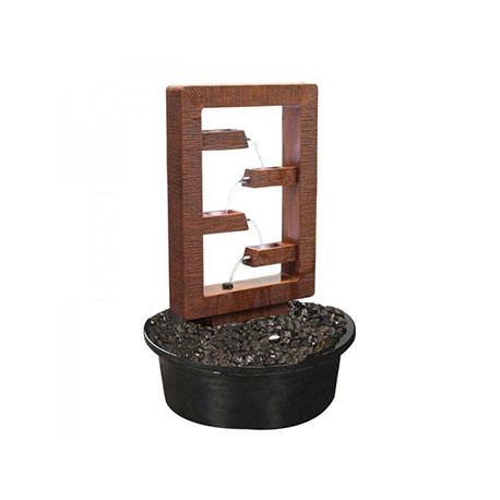 Fontaine Goulot à encastrer en béton fibré - 58 x 12 x 93 cm – Couleur Bronze ou Acier corten