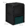 Composteur plastique 230 l
