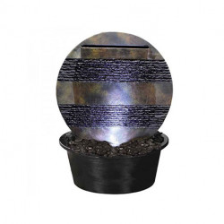 Fontaine Rondo à enterrer dans le sol  en béton fibré  65x13x66 cm - bicolore