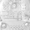 Lot de 2 pièges à guêpes à suspendre ou à poser - 15x13 cm - Cordon d’accroche 50 cm - Transparent