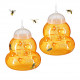 lot de 2 Pièges à guêpes  orange
