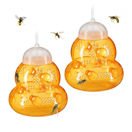 lot de 2 Pièges à guêpes orange lot de 2 Pièges à guêpes orange