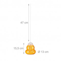 lot de 2 Pièges à guêpes  orange