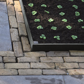 Bordure droite de jardin Borderfix en polyéthylène recyclé – 10 mm x 1,20 m x 14 cm - Noir